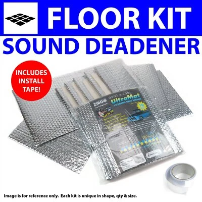Heat & Sound Deadener Nash Ambassador 1933 - 57 Floor Kit + Seam Tape 34776Cm2 - Image 1 of 4