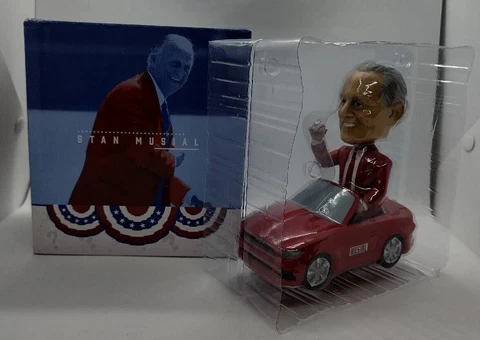 Stan Musial Bobblehead Opening Day Ford Car Parade 2020 In Box Cardinals Cover