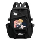 Chainsaw Man Makima Canvas Backpack School Bag Travel Laptop Bags Shoulder Bags