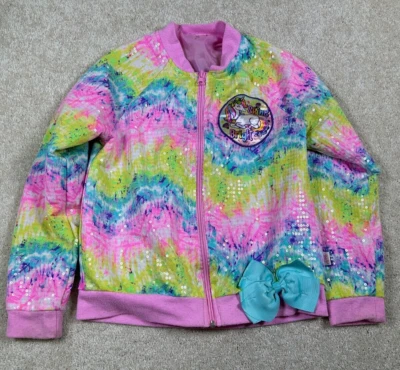Chaqueta Unicornio Nickalodeon Jojo Siwa Niñas Talla M Rosa Adornada Foto 1 de 4