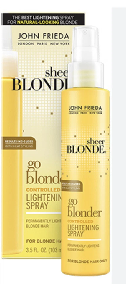 John Frieda 透明金发最佳美白喷雾 Go Blonder 自然外观 — 第 1/1 张图片