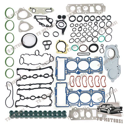 Juego de juntas de cubierta de válvula de culata de motor para AUDI S4 S5 Q7 3.0 TFSI Foto 1 de 4