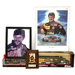 Davey Allison Memorabilia Lot: Photos, Diecast Collection & Framed Sports Card - Picture 1 of 24