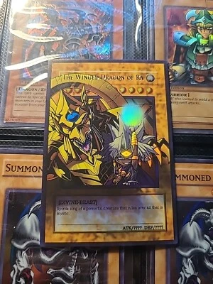 Winged Dragon Of Ra Egyptian God Cards Card Anime Yugioh Alt Art Rare  - Image 1 of 2