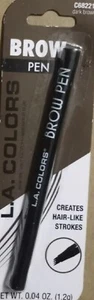 L.A. Colors Dark Brown Brow Pen C68221 3 ct. Bold Brow Look - Picture 1 of 2