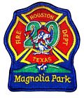 HOUSTON – MAGNOLIA PARK FIRE DEPT 20 - TEXAS Fire Patch EMS Rescue Public Safety