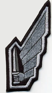 Raumschiff Troopers Mobile Infanterie geflügeltes Schwert bestickt Aufnäher mit Hakenunterstützung - Bild 1 von 3