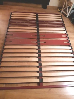 Sommier cadre à lattes Morphologiques 5 zones BULTEX 140x190 - Photo 1/4