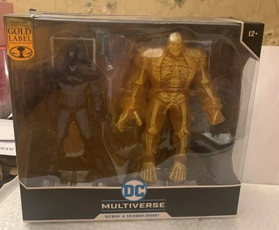 Batman & Solomon Grundy McFarlane  DC Multiverse GOLD LABLE - Image 1 of 2