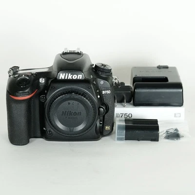 Cuerpo de cámara Nikon D750 DSLR montaje F usado excelente estado Foto 1 de 4