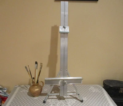 MESA TESTRITE STANRITE CABALLETE ARTE SOPORTE ALUMINIO PORTÁTIL PLEGABLE Modelo #180 EE. UU. Foto 1 de 4