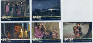 Harry Potter Prisoner Of Azkaban Complete Rainbow Stamped Promo Card Set 1-5 - Picture 1 of 1