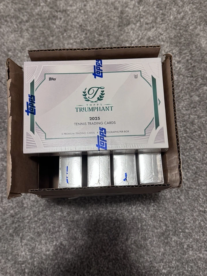 2025 Topps Triumphant Tennis Hobby Box - FACTORY SEALED & SHIPS NOW!