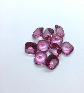 Natural Coated Pink Topaz Cushion Cut AAA Loose Gemstone For Making All Jewelry - Picture 1 of 10