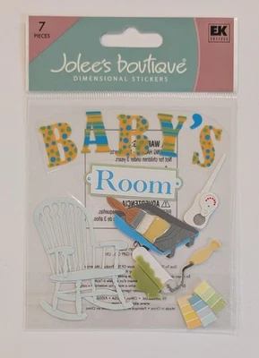 MUY RARO Pegatinas Jolee's Decoración Habitación Bebé Para Guardería Álbumes de Recortes Foto 1 de 2