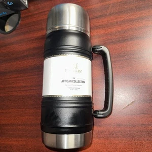 New Stanley The Artisan Collection Thermal Food Jar - 27 oz. ~Black/silver - Picture 1 of 4