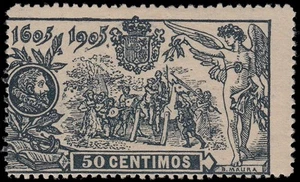 España Spain 263 1905 300 aniv. de la publicación de El Quijote Cervantes MH - Foto 1 di 1