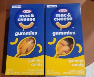 2 Boxes Of Kraft Macaroni Mac and Cheese Orange Gummies (RARE, Limited Release) - Picture 1 of 6