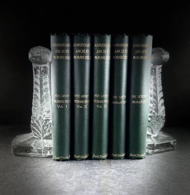 Rawlinson’s Ancient Monarchies 5 Vol Set Dodd Mead 1870 Maps Illustrated - Image 1 of 4