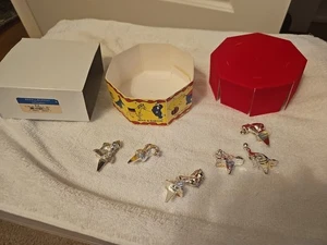 Reed & Barton Let's Celebrate 6 Stück versilberte Zirkustierhalter - Bild 1 von 4