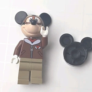 Lego Minifigur Mickey Mouse Disney Flieger Pilot 10772 & Kopf Ohren 74169 - Bild 1 von 4