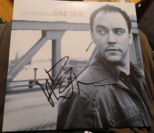 DAVE MATTHEWS DMB SIGNED AUTOGRAPHED SOME DEVIL ALBUM VINYL RECORD PROOF PIC - Picture 1 of 3