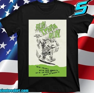 Camiseta póster Blink-182 Run Tra*vis Run Hit Pavement Tour 2025 - Imagen 1 de 3
