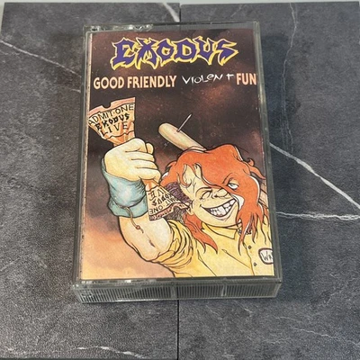 1991 Tested Vintage Exodus Cassette Tape Good Friendly Violent Fun Thrash Metal - Image 1 of 4
