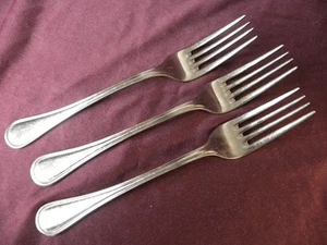STRATFORD 3 Dinner Forks Cuisinart 18/10 Stainless Steel KOREA - Picture 1 of 3