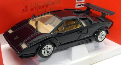 Polistil 1/16 Scale Diecast - 01695 Lamborghini Countach Black - Image 1 of 3