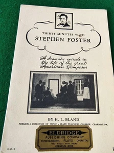 Thirty Minutes With Stephen Foster Song Book - Picture 1 of 3
