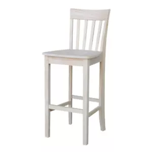 Slatback Bar height Stool - 30" Seat Height - Picture 1 of 11