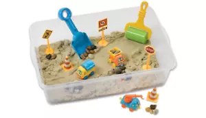 Bauzone Spielset Kinder Sensorik Eimer Vorschule Lernaktivitäten Outdoor - Bild 1 von 8