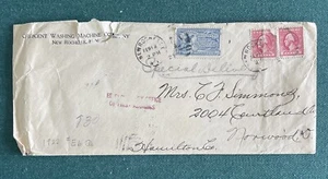 1922 Cover Crescent Washing Machine Company New Rochelle NY Entrega especial - Imagen 1 de 9