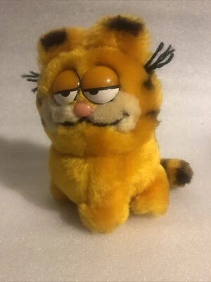 Vintage 1981 Dakin Garfield Kitty Cat Plush Stuffed Animal 5 3/4” Ginger Orange - Image 1 of 4