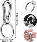 Molain Metal Keychain Carabiner Clip Keyring Key Ring Chain Clips Hook Holder 4