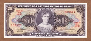 Billete BRASIL 5 centavos más de 50 Cruzeiros 1966 UNC - Imagen 1 de 2