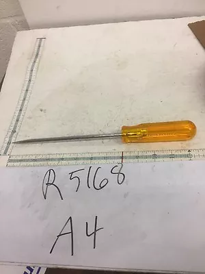 XCELITE R5168 5/16" x 8" Regular Round Blade Screwdriver, Amber Handle $30 - Image 1 of 4