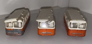 3 Vtg MATCHBOX LESNEY #68 MERCEDES COACH Vans Parts Or Repair - Picture 1 of 12