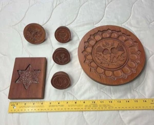 GENE WILSON Carved Wooden Stamp Springerle Cookie Mold Press *YOU CHOOSE* - Picture 1 of 26