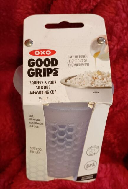 OXO Good Grips 4-Cup Squeeze & Pour Silicone Measuring Cup with Stay-Cool  Pattern for Sale in Fort Lauderdale, FL - OfferUp