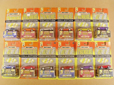 12 ASSORTED MATCHBOX PREMIERE COLLECTION COLLECTOR VEHICLES FACTORY SEALED - Image 1 of 4