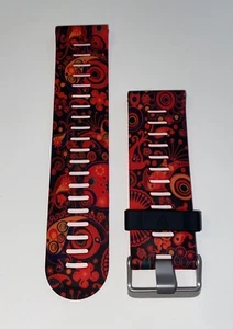 Watch Band 25mm Camo Red Rubber Replacement 4 Nixon 51-30 Strap Garmin Silicone - Picture 1 of 12