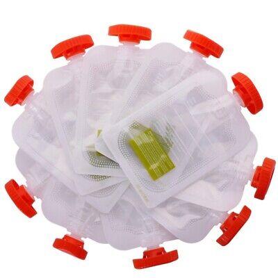 10Pcs Reusable Baby Kids Food Pouches Bag Refillable Squeeze Bag Juice Pouch AU • 12.99$