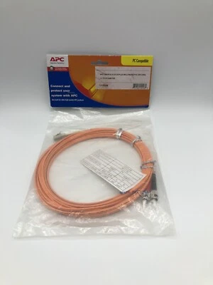 APC 6M LC/ST Duplex Multimode 62.5/125 Fiber Optic Patch Cable - Image 1 of 3