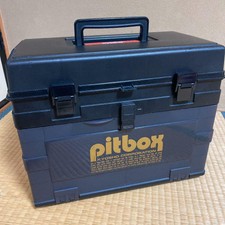 Kyosho corporation 'Pitbox' Nero Attrezzi Scatola Con Oro Logo Vintage Limitata