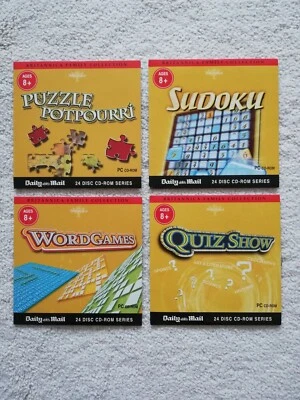 BRITANNICA FAMILY COLLECTION - 4 Discs - Puzzle Collection - Sudoku PC CD-ROM 8+ - Image 1 of 4