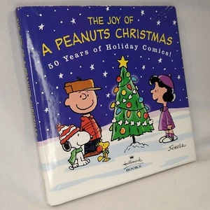The Joy of a Peanuts Christmas - 50 Years of Holiday Comics Hard Cover Hallmark - Picture 1 of 12