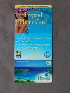Prepaid kaart met Label MINT Ongebruikt HAWAII - Imagen 1 de 2
