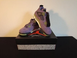 Nike WMNS Air Jordan 4 Retro Mid Canyon Purple/ Safety Orange - Bild 1 von 7